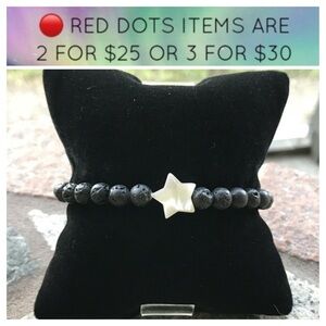 🔴SALE ! genuine mother of pearl star bracelet